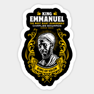 King of Salem - King Emmanuel I - Charles Edwards Sticker